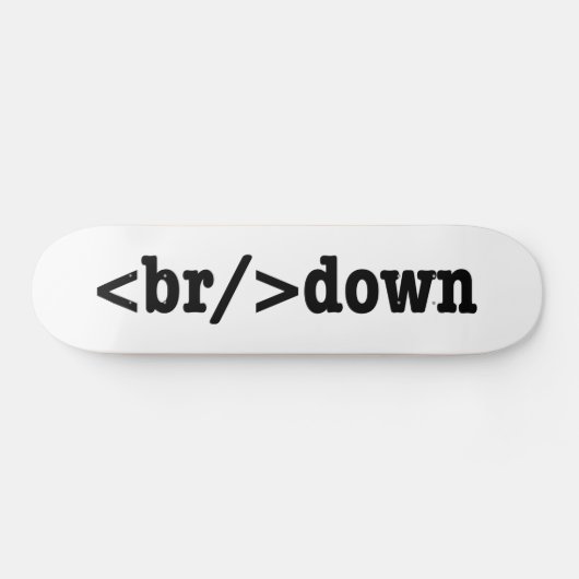 Skateboard code HTML (Horz)