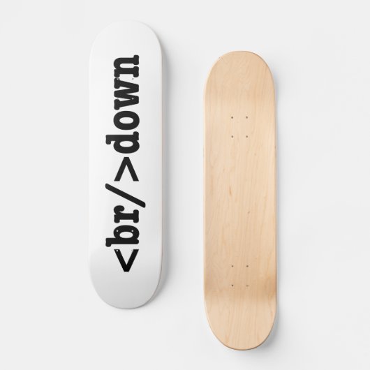 Skateboard code HTML (Recto)