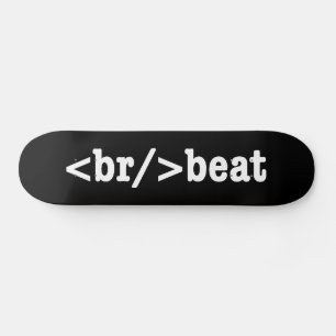 Skateboard code HTML breakbeat