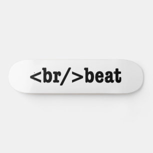 Skateboard code HTML breakbeat