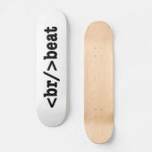 Skateboard code HTML breakbeat (Recto)