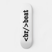 Skateboard code HTML breakbeat (Recto)