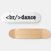 Skateboard code HTML de rupture (Horz)