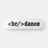 Skateboard code HTML de rupture (Horz)