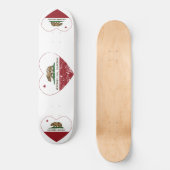 Skateboard coeur de parc de Monterey de drapeau de la (Recto)