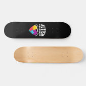 Skateboard Coeur de sensibilisation sur l'autisme (Horz)