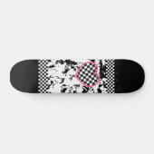 Skateboard Coeur grunge de tatouage (Horz)