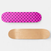 SKATEBOARD COEUR ROSE NOIR POUR L'AMOUR DU SKATEBOARDING (Horz)