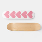 Skateboard Coeur rose Skatebaord (Horz)