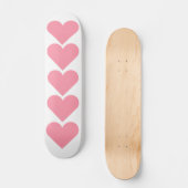 Skateboard Coeur rose Skatebaord (Recto)