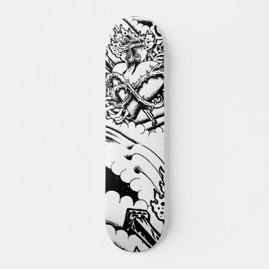 Skateboard Coeur sacré (Devant)