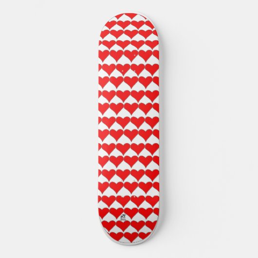 Skateboard Coeurs (Recto)