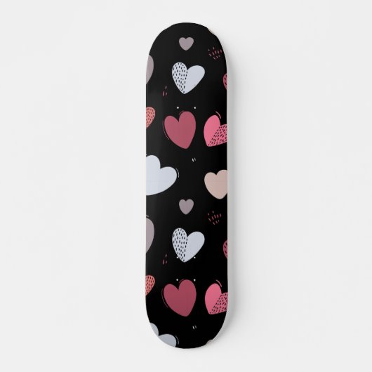 Skateboard Coeurs 2 (Devant)