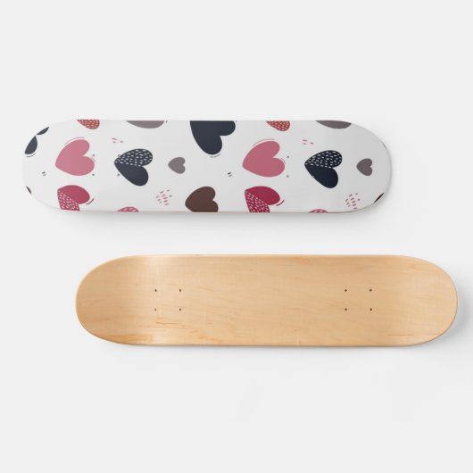 Skateboard Coeurs 3 (Horz)