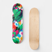 Skateboard Coeurs colorés (Recto)