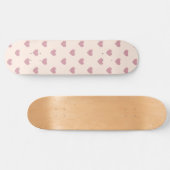 Skateboard Coeurs d'amour Pastel (Horz)