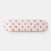 Skateboard Coeurs d'amour Pastel (Horz)