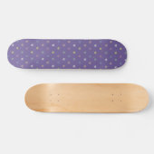 Skateboard Coeurs minuscules polka sur violet violet Ultra vi (Horz)