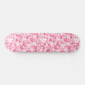 Skateboard Coeurs roses Filles Motifs (Horz)