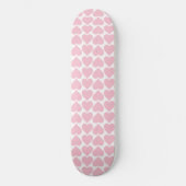 Skateboard Coeurs roses Motif, Romantique, Amour (Recto)