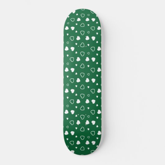 Skateboard Coeurs stylisés motif 6 (Recto)