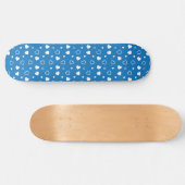 Skateboard Coeurs stylisés motif 7 (Horz)
