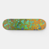Skateboard Coeurs tombants Orange (Horz)
