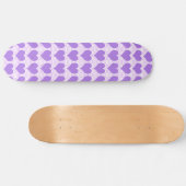 Skateboard Cœurs Violets (Horz)