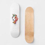 Skateboard Colibri Floral (Recto)