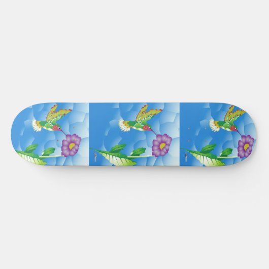 Skateboard Colibri :  Stylisé (Horz)