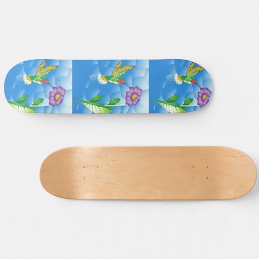 Skateboard Colibri :  Stylisé (Horz)