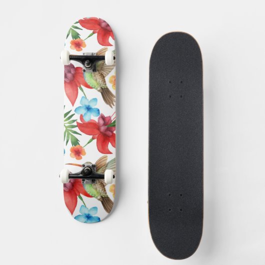 Skateboard Colibri tropical (Recto)