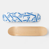 Skateboard Collage de l'Israël (Horz)