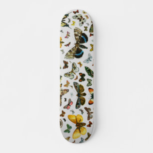 Skateboard Collage des papillons de nuit et des papillons de 