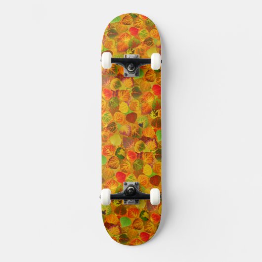 Skateboard Collage Feuille en peuplier massif transparent 1 (Recto)
