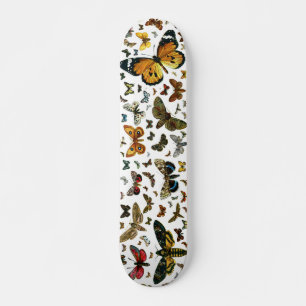 Skateboard Collage papillon européen