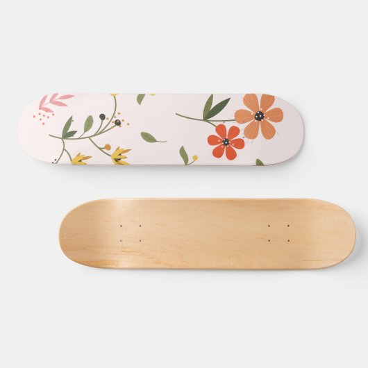 Skateboard collection de fleurs (Horz)