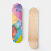Skateboard Collision de couleurs 2 (Recto)