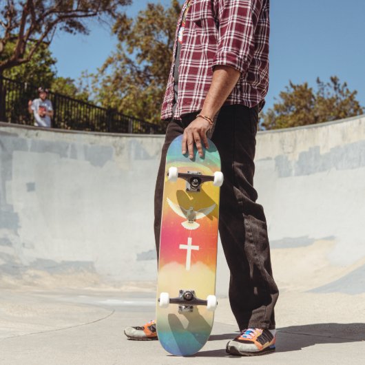 Skateboard Colombe de la Paix (Extérieur 2)