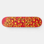 Skateboard Colonne De Graffiti De Crânes (Horz)
