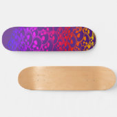Skateboard Colonne De Graffiti De Crânes (Horz)