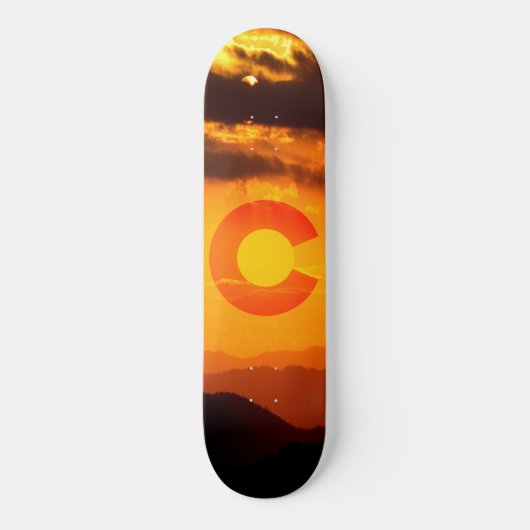 Skateboard Colorado Mountain Deck I (Recto)