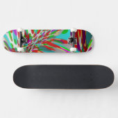 skateboard coloré, argenté (Horz)