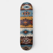 Skateboard Coloré Native American Style Tribal Skate Deck (Recto)