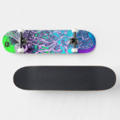 Skateboard Coloré psychédélique (Horz)
