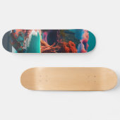 Skateboard Colored skull (Horz)