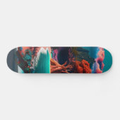Skateboard Colored skull (Horz)