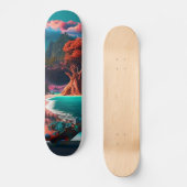 Skateboard Colored skull (Recto)