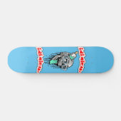 Skateboard Colored Skull (Horz)