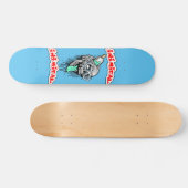 Skateboard Colored Skull (Horz)